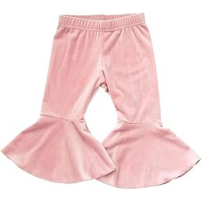 Bailey's Blossoms Lina Pleated Velour Bell Bottom Pants Infant/Toddler in Kuwait