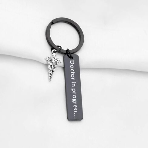 CENWA Med Student Keychain Dr. In Progress Humor Ideas For Doctor Graduation Gift Whitecoat Ceremony, New Doctor, Future Dr in Saudi Arabia