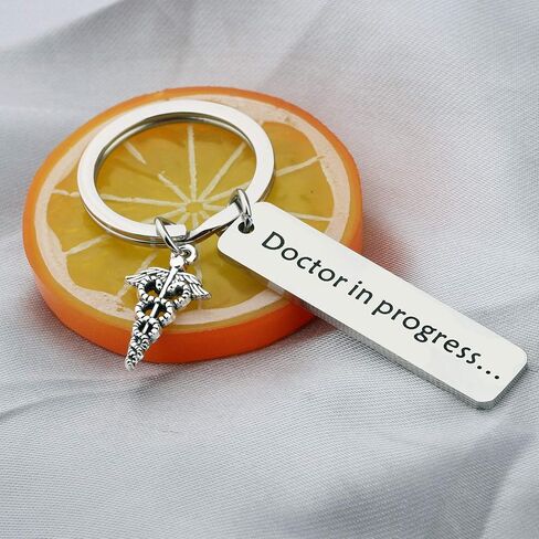 CENWA Med Student Keychain Dr. In Progress Humor Ideas For Doctor Graduation Gift Whitecoat Ceremony, New Doctor, Future Dr in Saudi Arabia