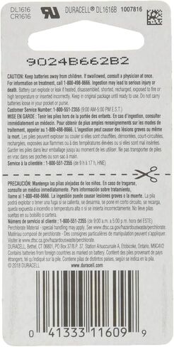 بطارية دوراسيل DL2450 ليثيوم كوين، مقاس 2450، 3 فولت، سعة 540 مللي أمبير في الساعة (علبة مكونة من 6 قطع) (عبوة من قطعتين) in Kuwait