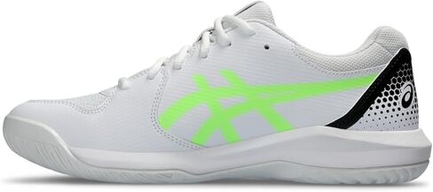 ASICS Men's Gel-Dedicate 8 Pickleball Tennis Shoe, 8.5, White/Lime Burst in Saudi Arabia