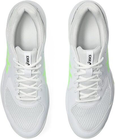 ASICS Men's Gel-Dedicate 8 Pickleball Tennis Shoe, 8.5, White/Lime Burst in Saudi Arabia