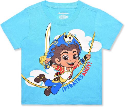 Nickelodeon Santiago of the Seas Boys’ T-Shirt and Short Set for Toddler – Blue/Navy in Saudi Arabia