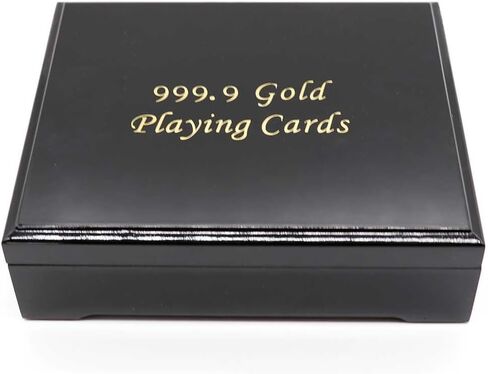 حامل بطاقات اللعب AVESON، صندوق تخزين بطاقات البوكر الخشبي المزخرف، علبة هدايا، سطح واحد in Kuwait