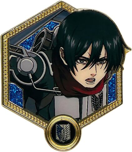 Golden Series 2: Final Season Mikasa Ackerman - Attack on Titan Collectible Enamel Pin in Saudi Arabia