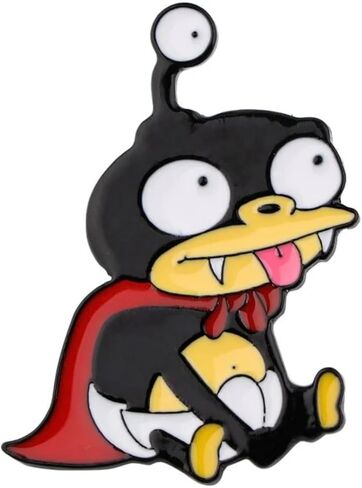 Futurama Lord Nibbler Leela Animated Comedy TV Show 1.3" Enamel Pin Badge in Saudi Arabia