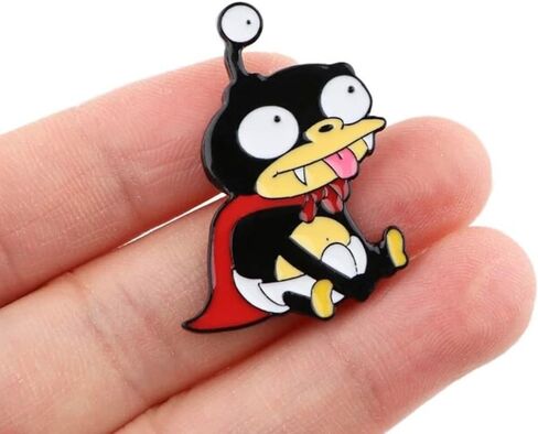 Futurama Lord Nibbler Leela Animated Comedy TV Show 1.3" Enamel Pin Badge in Saudi Arabia