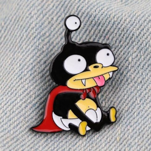 Futurama Lord Nibbler Leela Animated Comedy TV Show 1.3" Enamel Pin Badge in Saudi Arabia