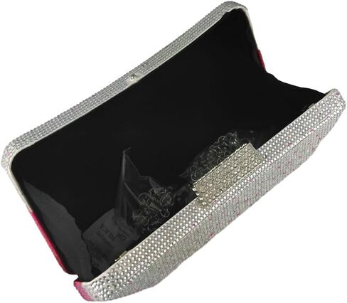 Boutique De FGG Women's Gradient Color Crystal Evening Bags, Rhinestone Clutch for Party Dinner, Fancy Evening Handbags in Saudi Arabia