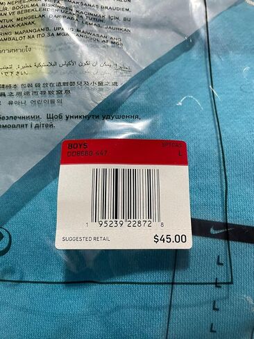 Nike Big Boys Sportswear JDI Pullover Hoodie Blue Large L (14/16) in Saudi Arabia