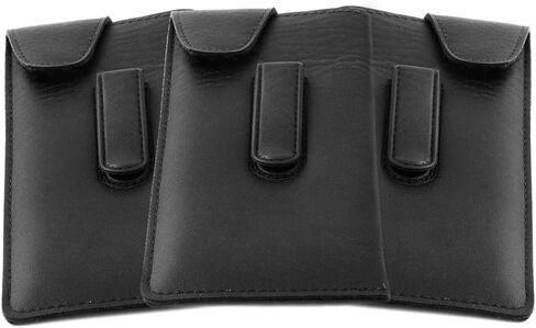 Calabria Durango Eye Glasses Case Soft PU Leather Eyeglass Case with Clip Sunglasses Case for Men & Women Slim Travel Pouch in Saudi Arabia