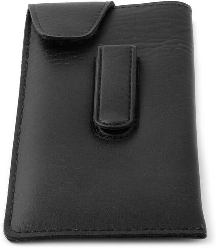 Calabria Durango Eye Glasses Case Soft PU Leather Eyeglass Case with Clip Sunglasses Case for Men & Women Slim Travel Pouch in Saudi Arabia