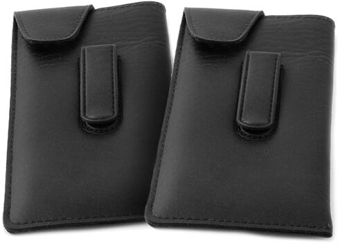 Calabria Durango Eye Glasses Case Soft PU Leather Eyeglass Case with Clip Sunglasses Case for Men & Women Slim Travel Pouch in Saudi Arabia