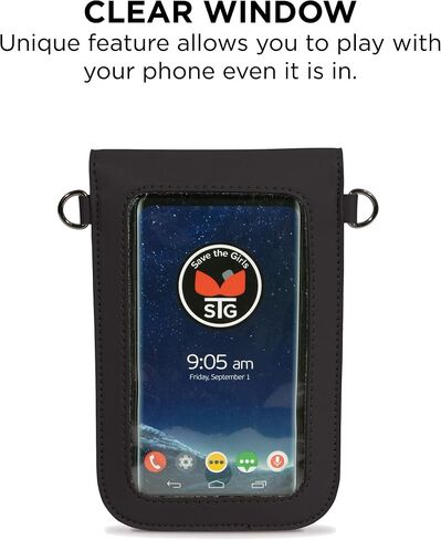 Save the Girls Colorado Touchscreen Purse - Crossbody Phone Case Wallet, Vegan Leather in Saudi Arabia