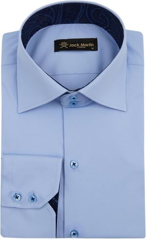 Men's High Collar Dress & Casual Shirt | Long Sleeve | Button Down Stylish Party Shirts in Saudi Arabia
