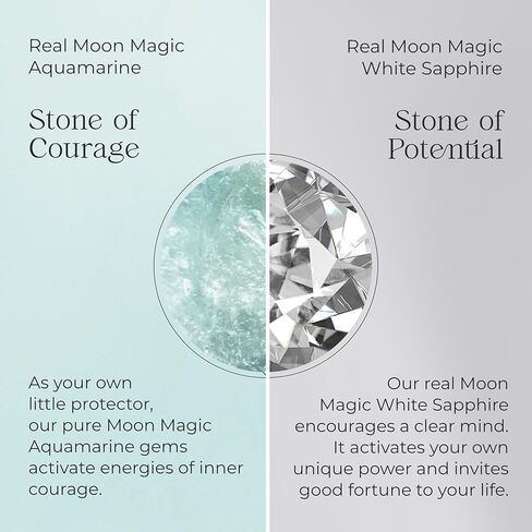 Moon Magic - خاتم حجر القمر الأصلي - تدفق/حقيقي من الفضة الإسترليني عيار 925 - خواتم حجر القمر الخام وقوس قزح من الذهب الوردي عيار 18 قيراط للنساء/مجوهرات حجر القمر الأصلية in Kuwait