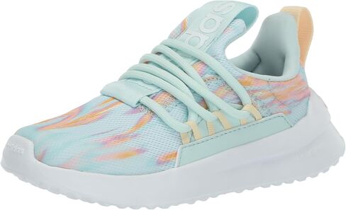 حذاء رياضي adidas Lite Racer Adapt 5.0، Halo Mint/Orange Tint/Bliss Lilac، مقاس 10.5 US للأطفال الكبار للجنسين in Kuwait