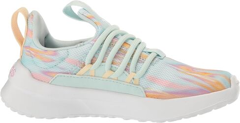 حذاء رياضي adidas Lite Racer Adapt 5.0، Halo Mint/Orange Tint/Bliss Lilac، مقاس 10.5 US للأطفال الكبار للجنسين in Kuwait
