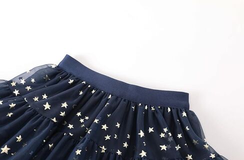 Coralup Girls Leggings with Tutu Skirt Footless Pants Tulle Ruffle Twinkle Star Skirt Leggings 1-10 Years in Saudi Arabia