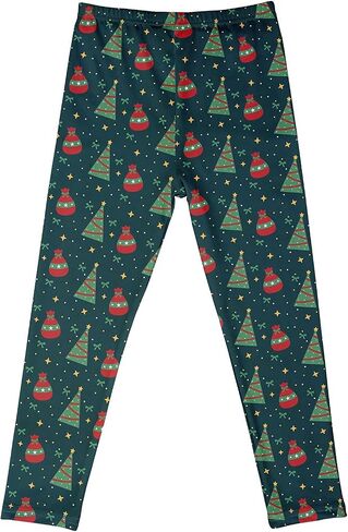 Girls 3pcs Leggings Printed Little Kids Striped Ankle Leggings 3-11Years in Kuwait