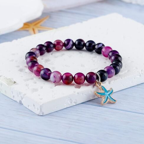 Fullrainbow Starfish Bracelet for Women Only for You Bracelet Starfish Spirit Animal Gifts Starfish Ocean Animal Gifts Starfish Inspirational Gifts for Women Girls in Saudi Arabia