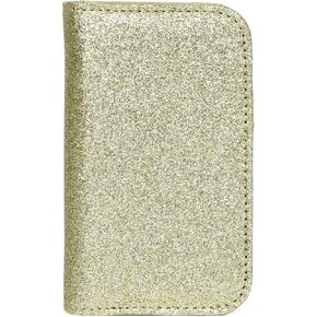Julia Buxton Solid Pebble Vegan Leather Snap Card Case in Kuwait