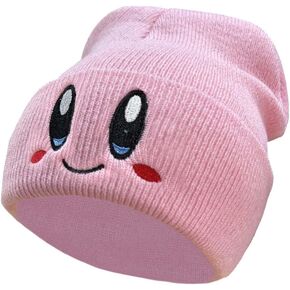 Cute Smile Face Beanie Embroidery Warm Hat Sweater Hat Knitted Hat Hip Hop Hat Outdoor Cap for Boys Girls