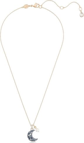 SWAROVSKI Luna Pendant, Moon, Multicolored, Rose gold-tone Finish, One Size, Brass, No Gemstone in Saudi Arabia