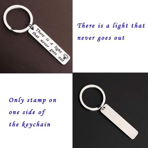 CENWA LyricQuote There Is A Light That Never Goes Out Keychain Morrissey Song Lyrics Gift For Fans in Saudi Arabia
