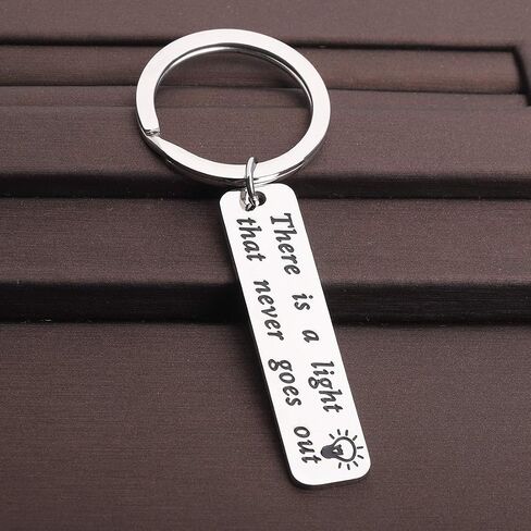 CENWA LyricQuote There Is A Light That Never Goes Out Keychain Morrissey Song Lyrics Gift For Fans in Saudi Arabia
