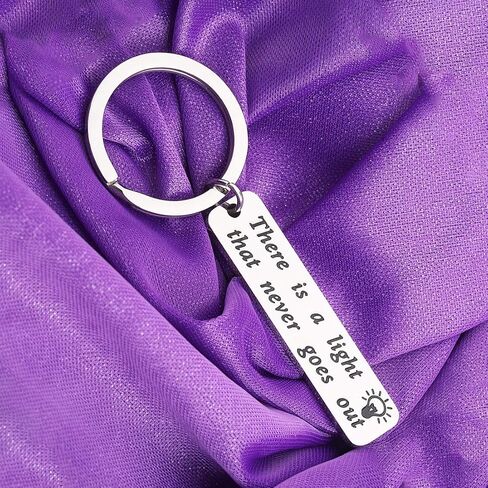 CENWA LyricQuote There Is A Light That Never Goes Out Keychain Morrissey Song Lyrics Gift For Fans in Saudi Arabia