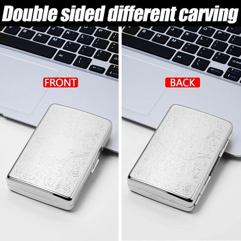 RFID Slim Metal Shielding Credit Card Holder/Protective Sleeve Travel Wallet for Men and Women (Arabesque Black) in Saudi Arabia