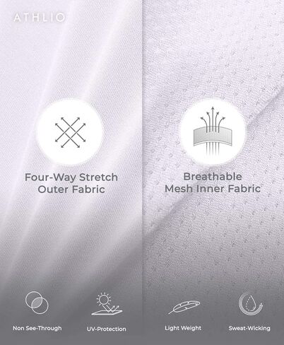 ATHLIO 1 or 2 Pack Women's Athletic Skorts Active Tennis Skirts, Workout Golf Skirt with Pockets Built-in Shorts in Kuwait