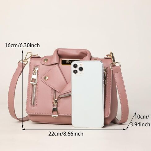 Sfly Women Satchel Chain Strap Shoulder Bag Leather Crossbody Handbags Ladies Evening Clutch Purse Unique Cute Jacket Bag in Kuwait
