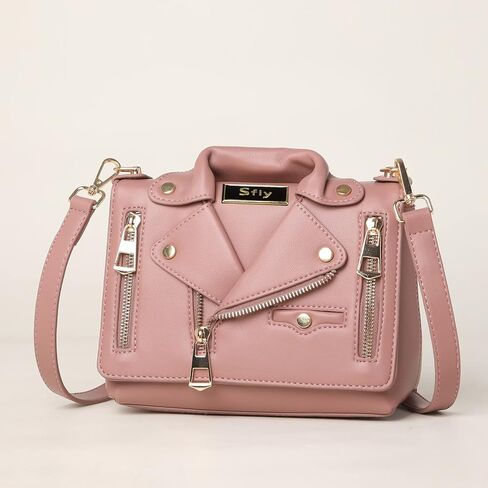 Sfly Women Satchel Chain Strap Shoulder Bag Leather Crossbody Handbags Ladies Evening Clutch Purse Unique Cute Jacket Bag in Kuwait