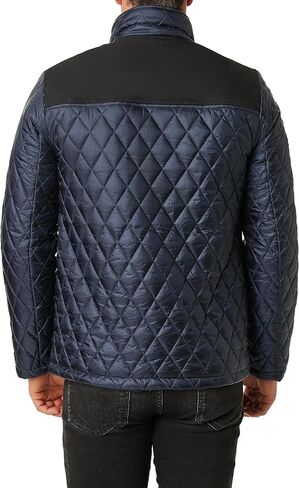 Vince Camuto Men's Quilted Mix Media Jacket in Saudi Arabia
