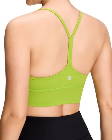 QUEENIEKE حمالات صدر رياضية للنساء على شكل حرف Y مبطنة وقابلة للتنفس وحزام عريض ودعم متوسط ​​لليوجا in Kuwait