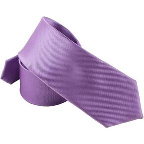 KINGSQUARE 100% Microfiber Woven Solid Color Men's 3" Wide Neck Tie
