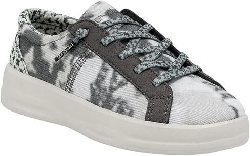Hey Dude Women's Karina Stormy Dye Size 9 | Women's Sneakers | Women's Casual Shoes | Comfortable & Light-Weight Grey in Saudi Arabia