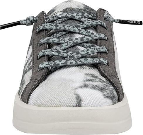 Hey Dude Women's Karina Stormy Dye Size 9 | Women's Sneakers | Women's Casual Shoes | Comfortable & Light-Weight Grey in Saudi Arabia