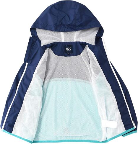 M2C Boys & Girls Hooded Light Weight Windbreaker Water Resistant Jacket in Saudi Arabia
