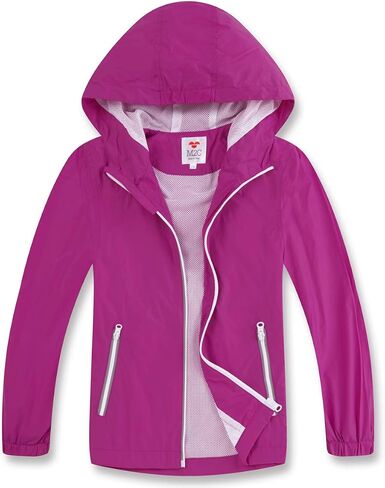 M2C Boys & Girls Hooded Light Weight Windbreaker Water Resistant Jacket in Saudi Arabia