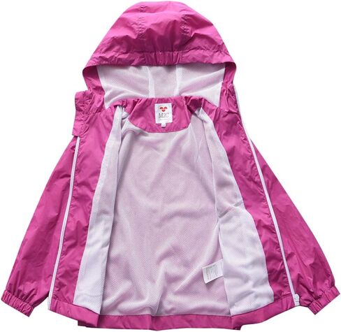 M2C Boys & Girls Hooded Light Weight Windbreaker Water Resistant Jacket in Saudi Arabia
