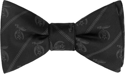 Masonic Revival Shriner Bow Tie (Standard) - Black in Saudi Arabia