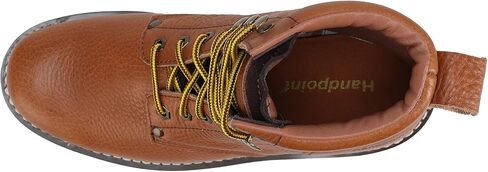 Mens 6" SureTrack Soft Toe Slip Resistant Mens Work Boots, Browm, 84984 in Saudi Arabia