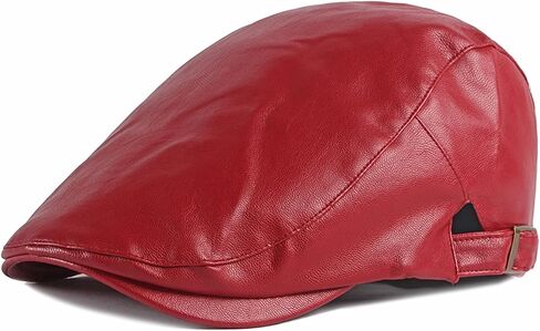 قبعة KADBLE الكلاسيكية لموزع الصحف، قبعة قيادة الجولف المسطحة من جلد البولي يوريثان للرجال in Kuwait