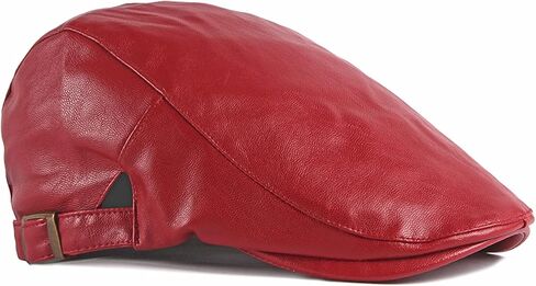 قبعة KADBLE الكلاسيكية لموزع الصحف، قبعة قيادة الجولف المسطحة من جلد البولي يوريثان للرجال in Kuwait