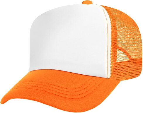 TopTie Kids 5 Panel Mesh Trucker Cap Adjustable Snapback Hat Blank Foam Trucker Hat in Saudi Arabia