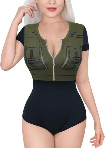 Littleforbig Cotton Romper Onesie Pajamas Bodysuit - Ninja Babe Cosplay Onesie in Saudi Arabia