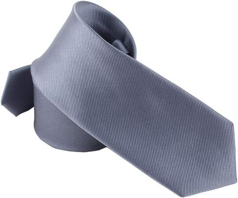 KINGSQUARE 100% Microfiber Woven Solid Color Men's 3" Wide Neck Tie in Saudi Arabia
